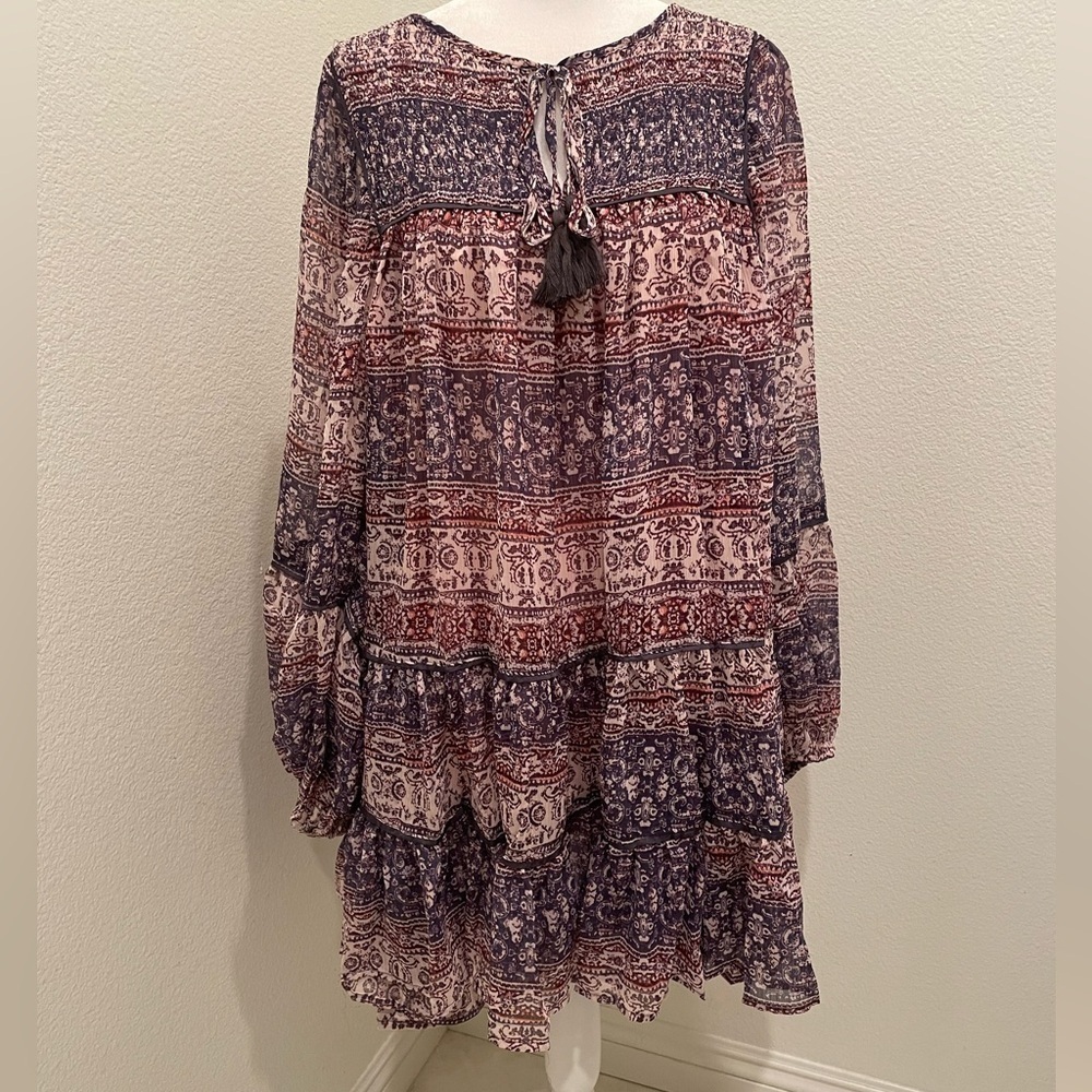 NWT Olivaceous Boho Dress purple Size M - Picture 7 of 9